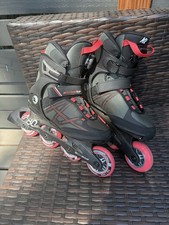 K2 Skate Alexis 80 BOA Women's Inline Skates, Gray/Coral, W 7.5