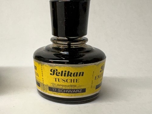 PELIKAN TUSCHE Riproducibile (Diazo) #17 Inchiostro Nero 517 Gunther Wager 1floz - Foto 3 di 9