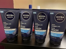 NIVEA MEN Hydrocare Face Wash (150ML)PURIFYING Face Wash for Men Pack of 4