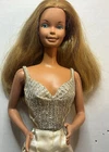 Mattel VTG supersize Barbie Special Occasion Jumpsuit Outfit - Gold & Silver set