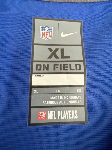 NEW YORK GIANTS #13 ODELL BECKHAM JR NFL 2016 JERSEY SHIRT NIKE Sz. XL - Picture 7 of 12