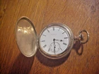 ELGIN Antique POCKET WATCH in 20 year Gold Filled Hunting Case -- Running