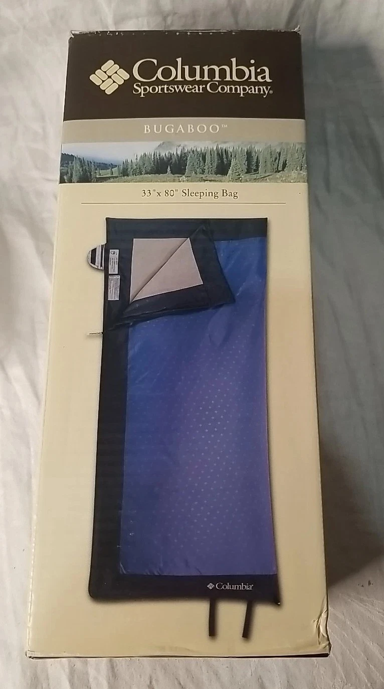Columbia Sportswear Company Bugboo Sleeping Bag 33"×80"