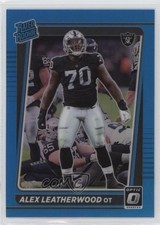 2021 Panini Donruss Optic Rated Rookie Aqua Prizm /299 Alex Leatherwood #266 1u6