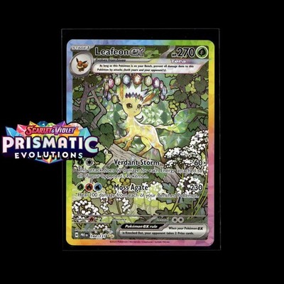 Pokemon Prismatic Evolutions: Choose Your Card! Reverse Holo/Holo EX Full Art NM