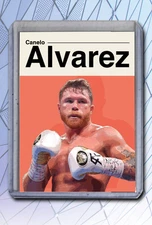 Canelo Alvarez Artist Signed Boxing Art Card 4/10