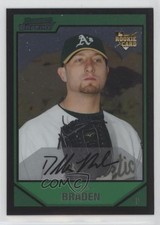 2007 Bowman Draft Chrome Dallas Braden #BDP35 5hy