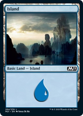 4x Island (264/274) MTG Core Set 2021 (M21) NM Magic Regular