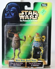 Star Wars The Power of the Force Max Rebo Band Pairs Joh Yowza & Sy Snootles