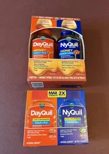 Vicks DayQuil NyQuil Max Strength ValuePack 48 Day + 48 Ny Liquicaps EXP 10/26 +