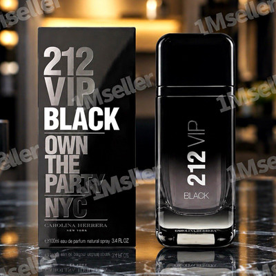 Carolina Herrera 212 VIP Black Eau de Parfum Spray 3.4 fl oz Regular Size