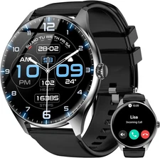 Smart Watches for Men Women, 1.43" AMOLED Display Smartwatch with 7-Day Battery,