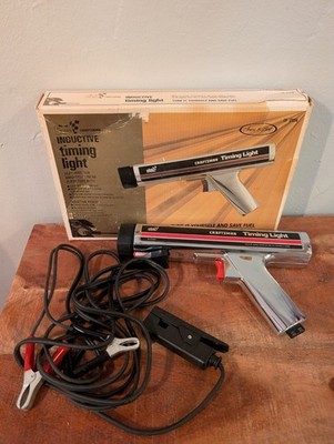 NOS Sears Craftsman Inductive Timing Light Chrome w/ Box 282134 161.213400