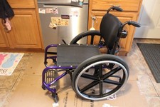 Tilite Aero t Ultralight 15"X18" Rigid Wheelchair rigid frame purple j3 back wow