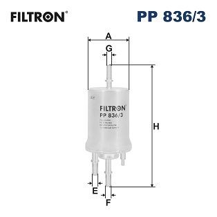 Filtron Kraftstofffilter PP 836/3 FüR VW Skoda Seat-image