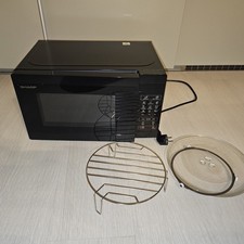 Sharp YC-MG02E-B Mikrowelle - Schwarz, 800W