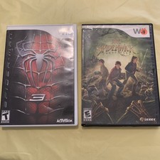 WII 2 Games Spider-Man 3 CIB The Spiderwick Chronicles CIB