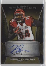 2013 Bowman Sterling Gold Refractor 18/25 Jermaine Gresham #BSA-JG Auto 0af
