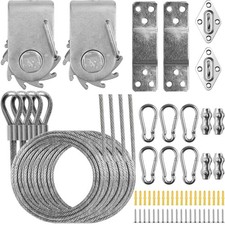 Sun Shade Sail Installation Hardware Kit Winches Wire Rope 304 Stainless Steel
