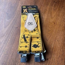 CLC Work Gear 110RUL 2" Ruler Heavy Duty Elastic Suspenders