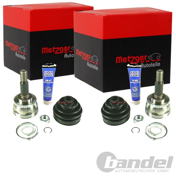 2X Metzger Antriebswellengelenk Satz Passend FüR Nissan Cefiro Maxima X-TRAIL |-image