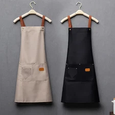 New Fashion Kitchen Aprons for Woman Men Chef Work Apron for Grill Restaurant 