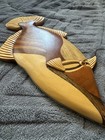 Pair of Wooden Fish Wall Plaques - Fish Wall Plaque Decor Set of 2 — photo 5