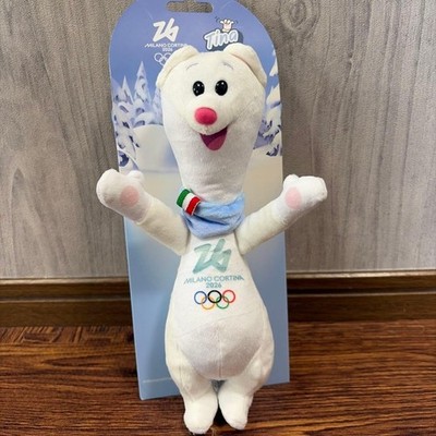 Offizielles Milano Cortina Olympic 2026 Tina Maskottchen Plüsch Winter Groß 2...