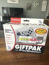 NEW Barracuda 2 giftpak for playstation includes controller  memory card NOS