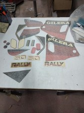 Gilera Rally 50 Serie Adesivi Originali. Incompleta Cod 305816