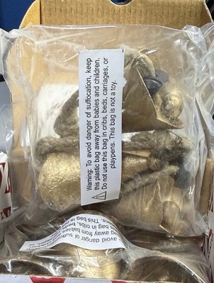 AKATVA Gold Christmas Ornaments Set   Vintage Christmas Decor for Tree   Gold