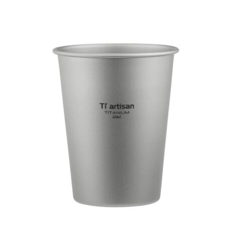 Pure Titanium Single Wall Cup 320ml/10.8 oz Coffee Tea Beer Cup Portable Outdoor - Picture 9 of 10