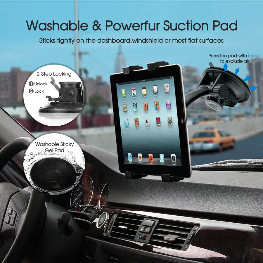 Car Windscreen Suction Mount Holder For iPad Mini Pro Samsung Tablet PC