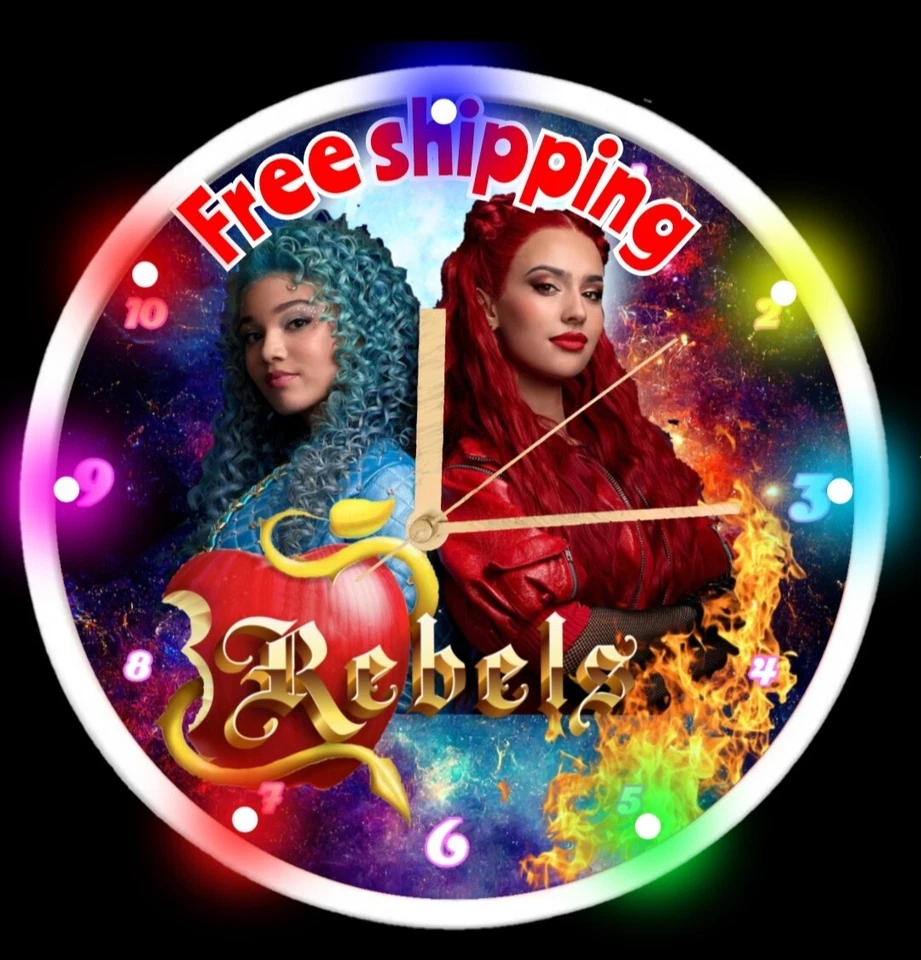 REBELS RGB LED Clock - Image 2 of 4