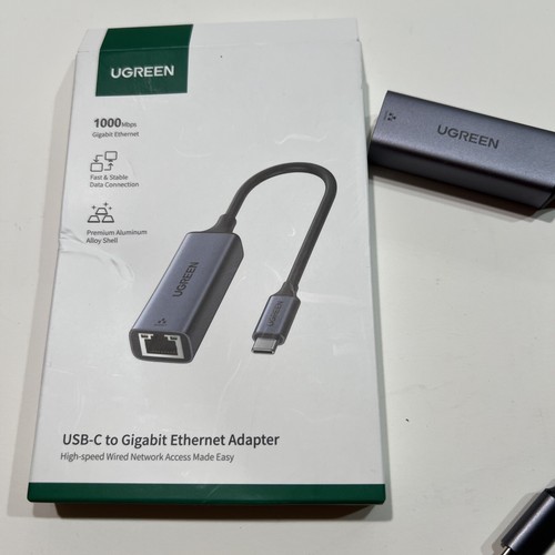 UGreen Gigabit CM199 USB-C Ethernet Adapter Silver - Picture 2 of 7