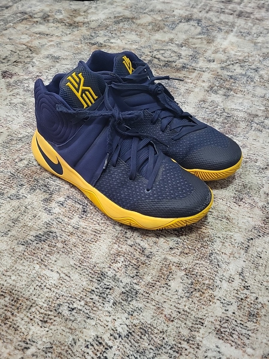 Kyrie2バスケシューズ US9/26.5cm Nike Kyrie 2 Cavs Midnight Navy University Gold Mens Shoes