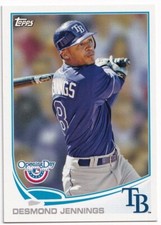 2013 Topps Opening Day #103 Desmond Jennings Tampa Bay Rays