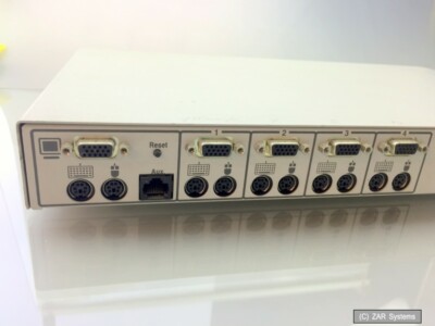 Original Hewlett Packard J1493A 4x Port HP PS/2 KVM Switch, Console Manager BULK