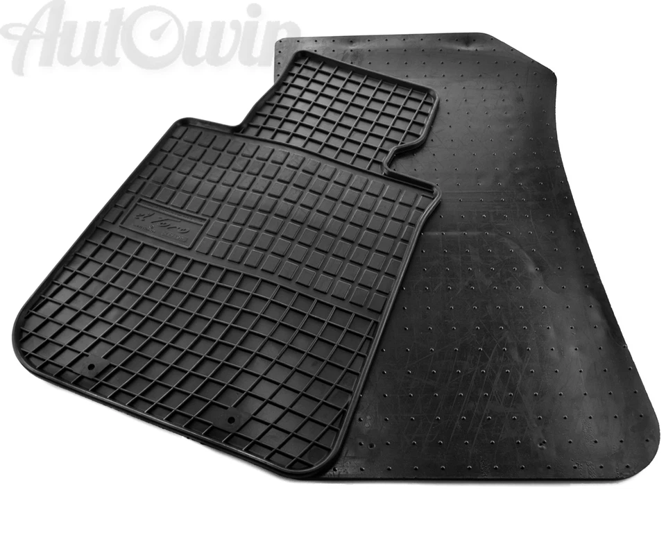 Alfombrillas de goma negras para conductor izquierdo Volkswagen Passat B5 1997-2005 LHD Foto 3 de 4