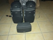 Set of 5 Aiwa Speaker System 2 Subwoofers 3 small speakers SX-NA702