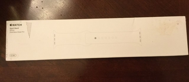 apple white sports band