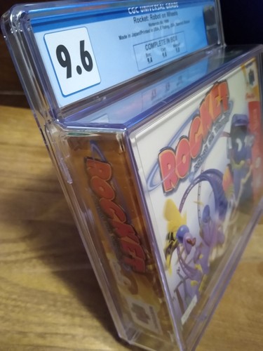 Rocket: Robot on Wheels (Nintendo 64, 1999) N64 CGC 9.6 CIB - Picture 7 of 7