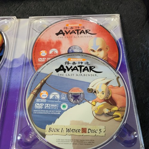 Avatar The Last Airbender: The Complete Book 1 Collection WATER DVD Nickelodeon - Picture 8 of 12