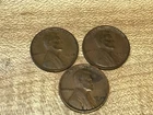 1935-P, 1935-D, 1935-S LINCOLN CENTS, 3 PENNY SET, 1 Set of 3 Wheat Cents