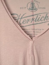 Herrlicher T-Shirt Altrosa S Rückennaht V-Au...