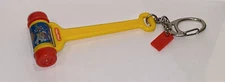 Fisher Price Basic Fun Keychain Roller Mower Toy Key Ring Chain Clip Mattel
