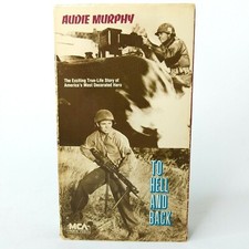 To Hell and Back (VHS 1992) Audie Murphy Marshall Thompson Charles Drake