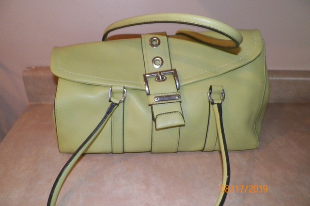 Lime Green Handbag, Purse with Handles | eBay