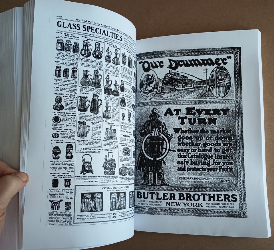 Butler Brothers Catalog Fenton Carnival Glass +Department Store