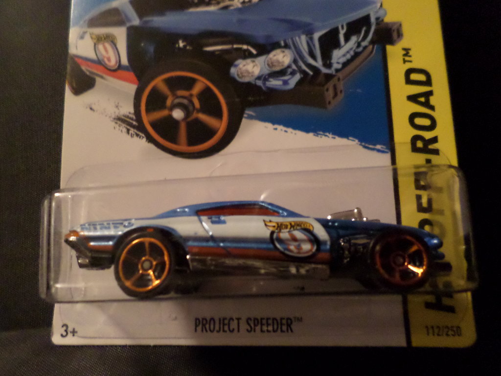 HW HOT WHEELS 2015 HW OFF-ROAD #112/250 PROJECT SPEEDER HOTWHEELS BLUE VHTF